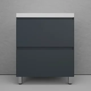 Тумба под раковину напольная Style Line Манхэттен ЛС-00002375 70 см графит