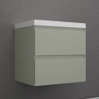 Тумба под раковину подвесная Style Line Манхэттен ЛС-00002367 60 см олива