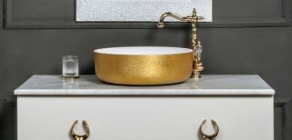 Столешница мраморная Armadi Art Bianca Carrera 100см 857-100-BC