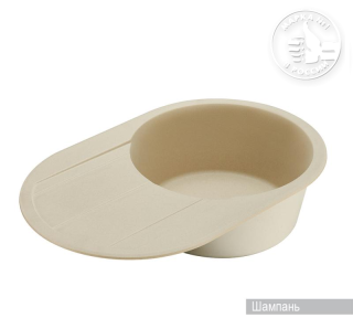 Мойка кухонная Акватон Амира 78см шампань