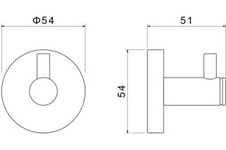 Крючок Aquatek Европа AQ4101MB черный