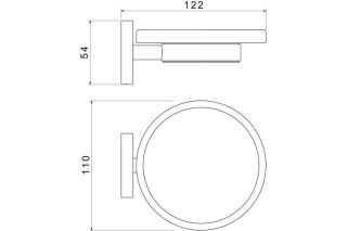 Мыльница Aquatek Европа AQ4103MB черный