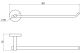 Полотенцедержатель  Aquatek Бетта AQ4619CR хром