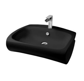 Раковина ArtCeram Hidra HI-LINE HIL004 03 00 nero*1 черная 65 см