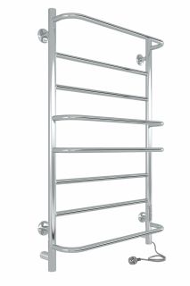 Полотенцесушитель электрический Indigo Europe Lux LELLE80-50Rt 80x50 см хром