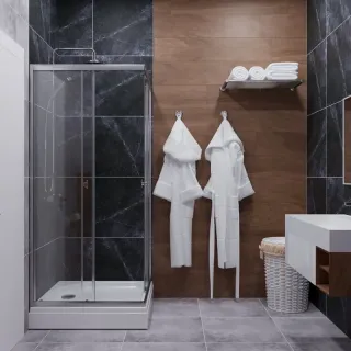 Душевой уголок Triton Вента Щ0000049620 80x80 см профиль хром стекло прозрачное