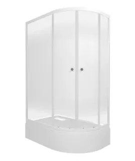 Душевая кабина Triton Коралл-Лайт Щ0000068951 левая 120x80 см профиль белый стекло градиент
