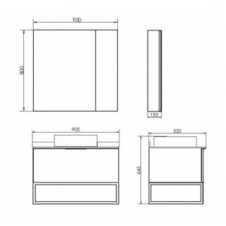 COMFORTY Тумба-умывальник Порто 90 00-00009322
