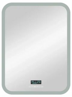 Зеркало с подсветкой Continent Glamour ЗЛП451 с музыкальным блоком и подогревом 70см