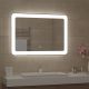 Зеркало с подсветкой Continent Velvette ЗЛП466 с сенсорным выключателем 100см