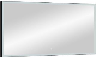 Зеркало с подсветкой Continent Frame Black ЗЛП1177 с сенсорным выключателем 120см чёрный