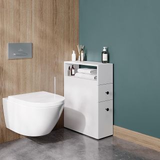 Шкаф-пенал напольный Onika Кроун 402001 20 см белый