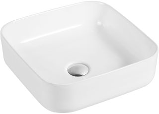 Раковина накладная Aquanet City-1 211280 39 см белый