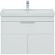 Тумба под раковину Aquanet Ирис New 310150 80 см белый глянец