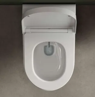 Умный унитаз Kludi Cleantronic 16WCW0143 безободковый белый