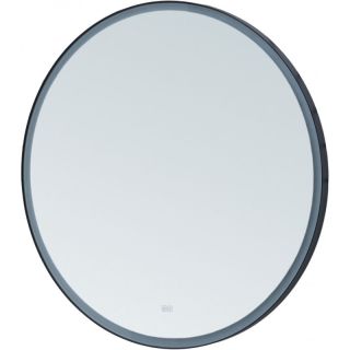 Зеркало с подсветкой Aquanet Тренд 316653 80 см чёрный