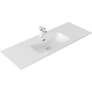 Раковина Aquanet Flat 330427 120 см белый матовый