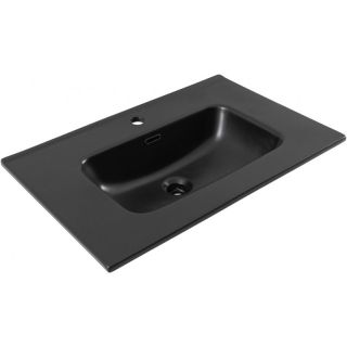 Раковина Aquanet Flat 329254 70 см чёрный матовый