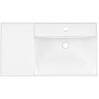 Раковина Aquanet Side 347436 правая 90 см белый