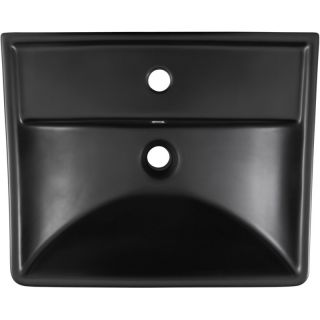 Раковина Aquanet Ирис 329246 50 см чёрный матовый