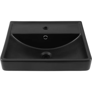 Раковина Aquanet Ирис 329246 50 см чёрный матовый