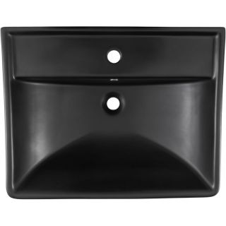 Раковина Aquanet Ирис 329247 60 см чёрный матовый