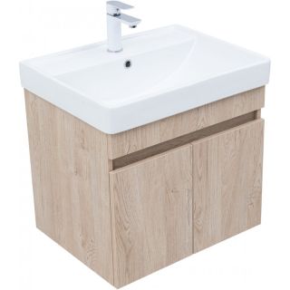 Тумба под раковину Aquanet Оптима 344803 60 см дуб светлый