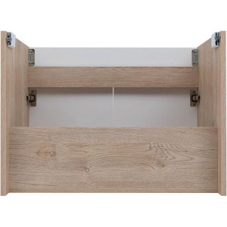 Тумба под раковину Aquanet Оптима 344801 80 см дуб светлый/белый сатин