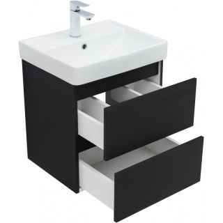 Тумба под раковину Aquanet Вега 2.0 337952 50 см чёрный
