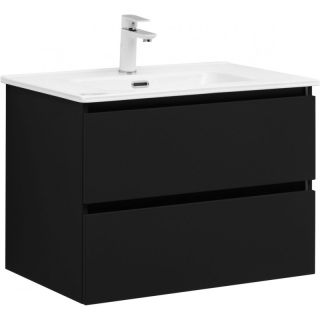 Тумба под раковину Aquanet Вега 2.0 337954 70 см чёрный