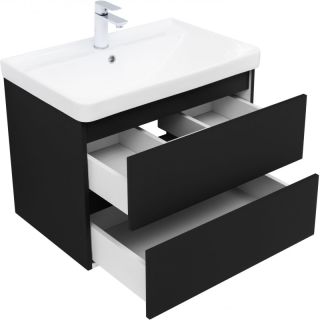 Тумба под раковину Aquanet Вега 2.0 337954 70 см чёрный