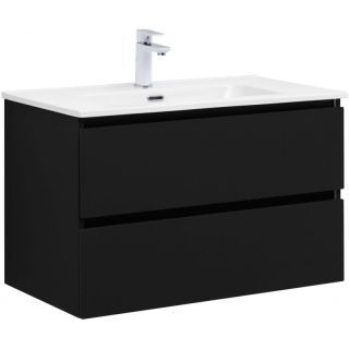 Тумба под раковину Aquanet Вега 2.0 337955 80 см чёрный