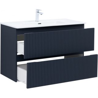 Тумба под раковину Aquanet Джейн 335431 100 см маренго