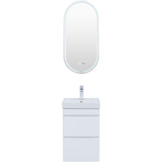 Тумба под раковину Aquanet Слим 346045 40 см белый сатин