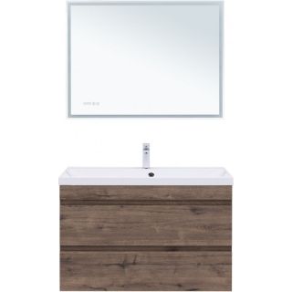 Тумба под раковину Aquanet Нота New 334194 100 см дуб веллингтон табак