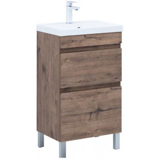 Тумба под раковину Aquanet Нота New 344136 50 см дуб веллингтон табак