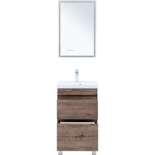 Тумба под раковину Aquanet Нота New 344136 50 см дуб веллингтон табак