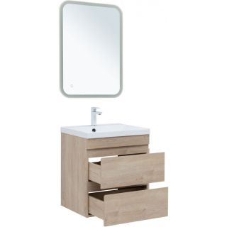Тумба под раковину Aquanet Нота New 334197 60 см дуб светлый