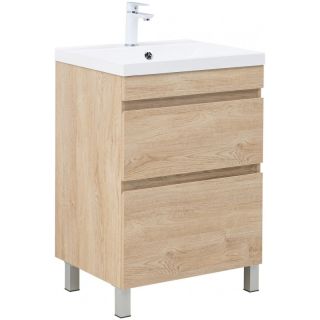 Тумба под раковину Aquanet Нота New 344140 60 см дуб светлый