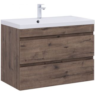 Тумба под раковину Aquanet Нота New 334193 90 см дуб веллингтон табак