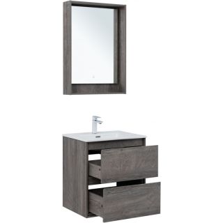 Тумба под раковину Aquanet Милан 336372 60 см дуб рошелье