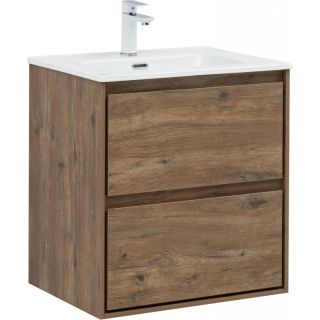 Тумба под раковину Aquanet Милан 336377 60 см дуб рустикальный