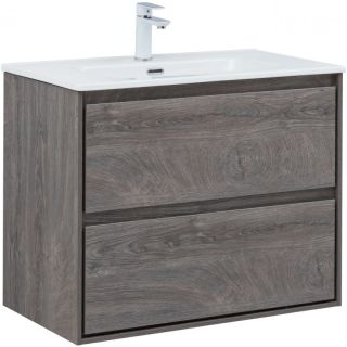 Тумба под раковину Aquanet Милан 336374 80 см дуб рошелье