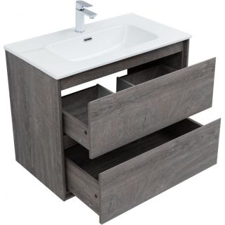 Тумба под раковину Aquanet Милан 336374 80 см дуб рошелье