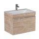 Тумба под раковину подвесная Velvex Pulsus tp.PUL.PUL.70.1Y дуб сонома, 70 см
