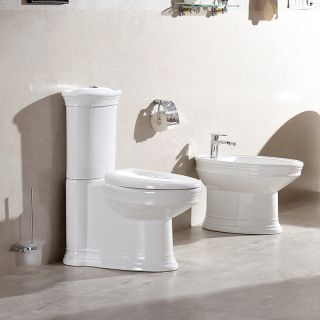 Биде CeramaLux Lux Classic 2051 напольное белое