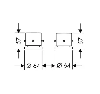 Смеситель для ванны Hansgrohe Starck 10480000 хром