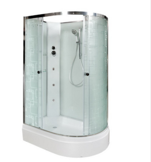 Душевая кабина Deto ЕМ2712 L  N с гидромассажем (гм.) 120х80х210 см