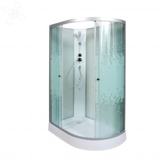 Душевая кабина Deto L 902 L N с гидромассажем 120х80х200 см