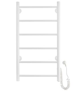 Полотенцесушитель электрический Domoterm Аврора DMT 109-6 40х80 EK R белый